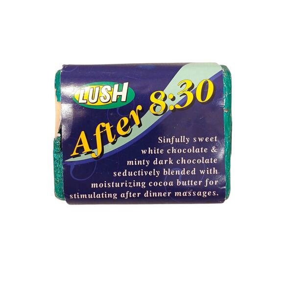 Lush After 8:30 Moisturizing Massage Bar 2001 Discontinued Rare Vintage Wrapped - Picture 4 of 7